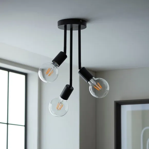 Koppla 3 Light Semi Flush Ceiling Light 2