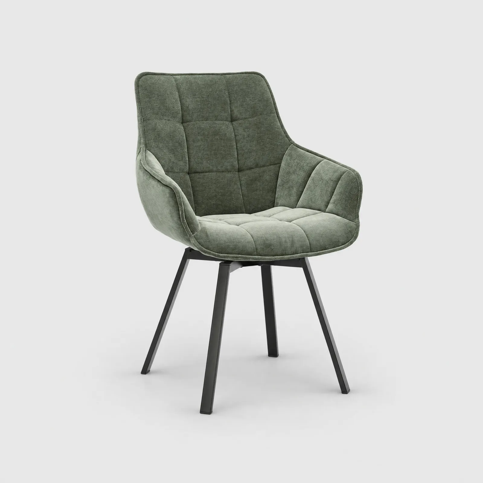 Jasper Dining Armchair With 360 Swivel Fabric | Barker & Stonehouse