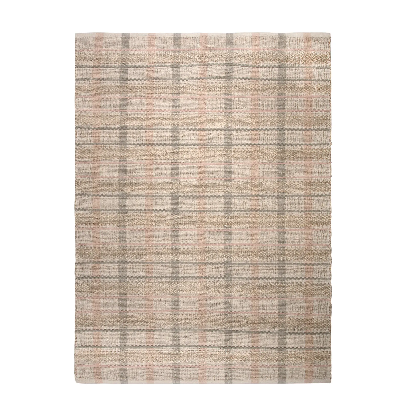 Evelyn Jute Mix Woven Rug Evelyn Jute Blush