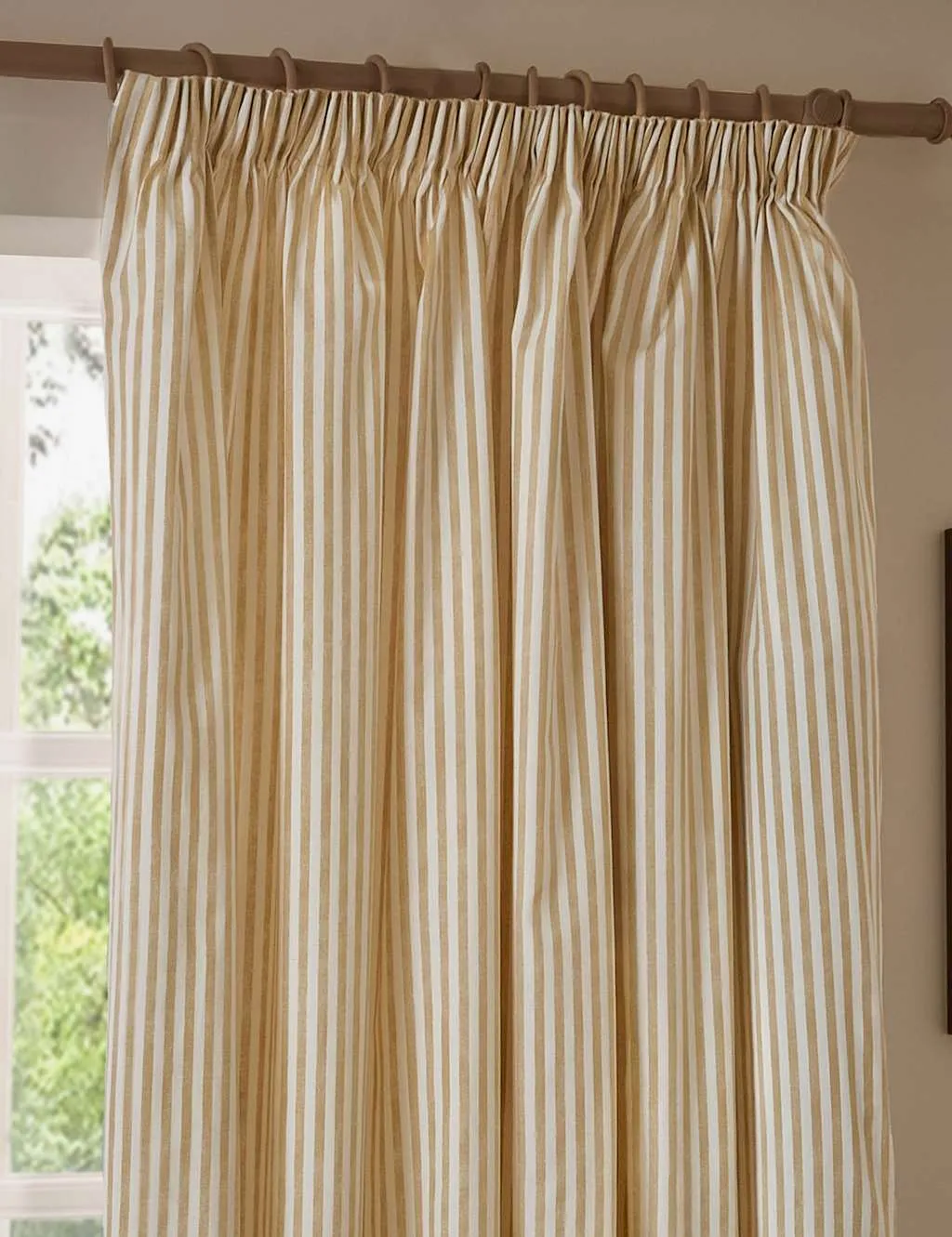 YARD Hebden Blackout Pencil Pleat Curtains Brown Mix
