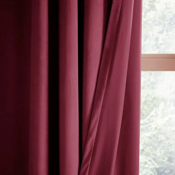 Luxe Velour Eyelet Curtains (Blackout Available) 3