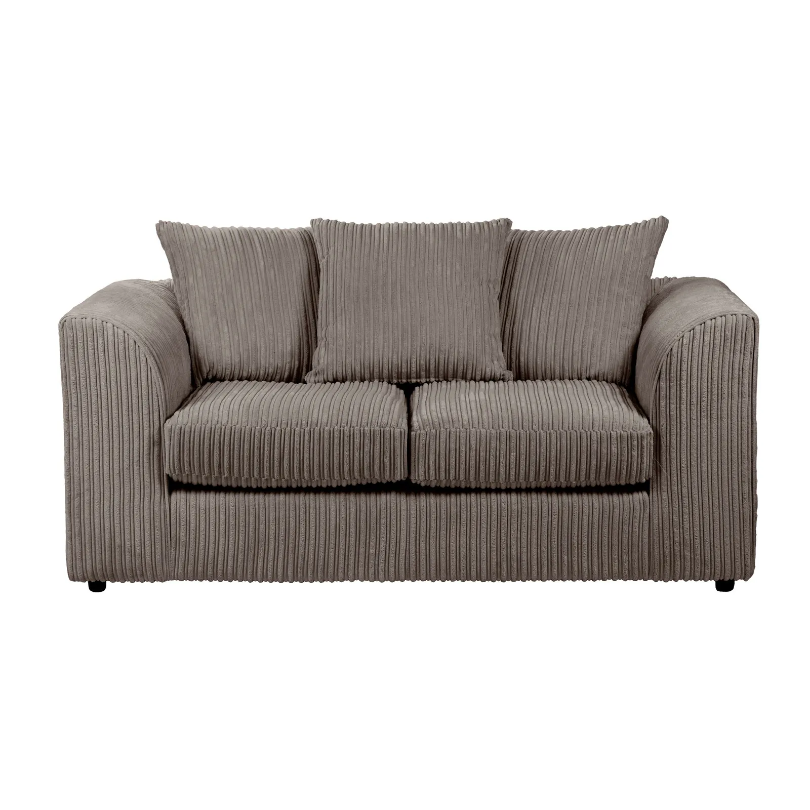 Blake Jumbo Cord 2 Seater Sofa Grey