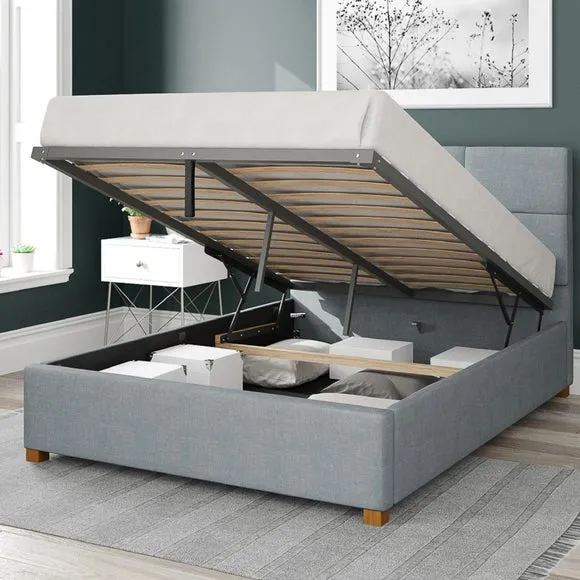Caine Malham Ottoman Bed Frame, Woven Fabric 2