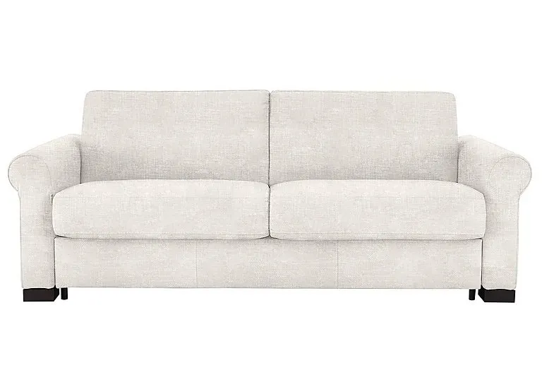 Alcova 3 Seater Fabric Sofa Bed with Scroll Arms - Sofas and Armchairs - In Time for Christmas