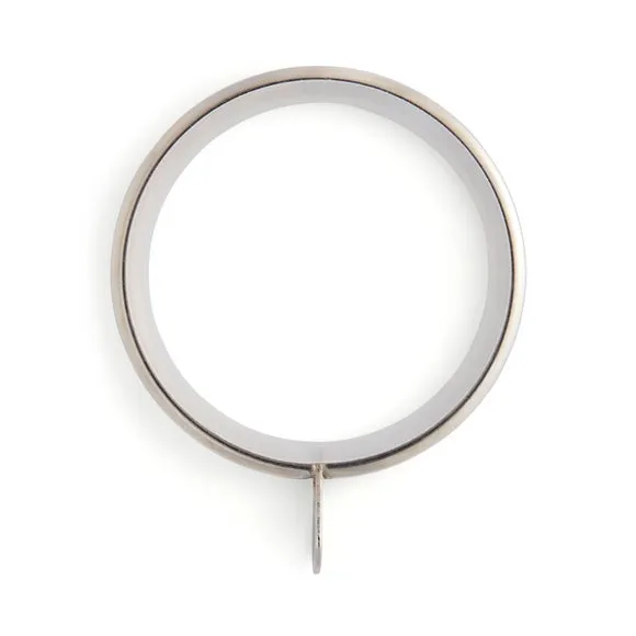 Pack of 6 Flat Lined Curtain Rings 2