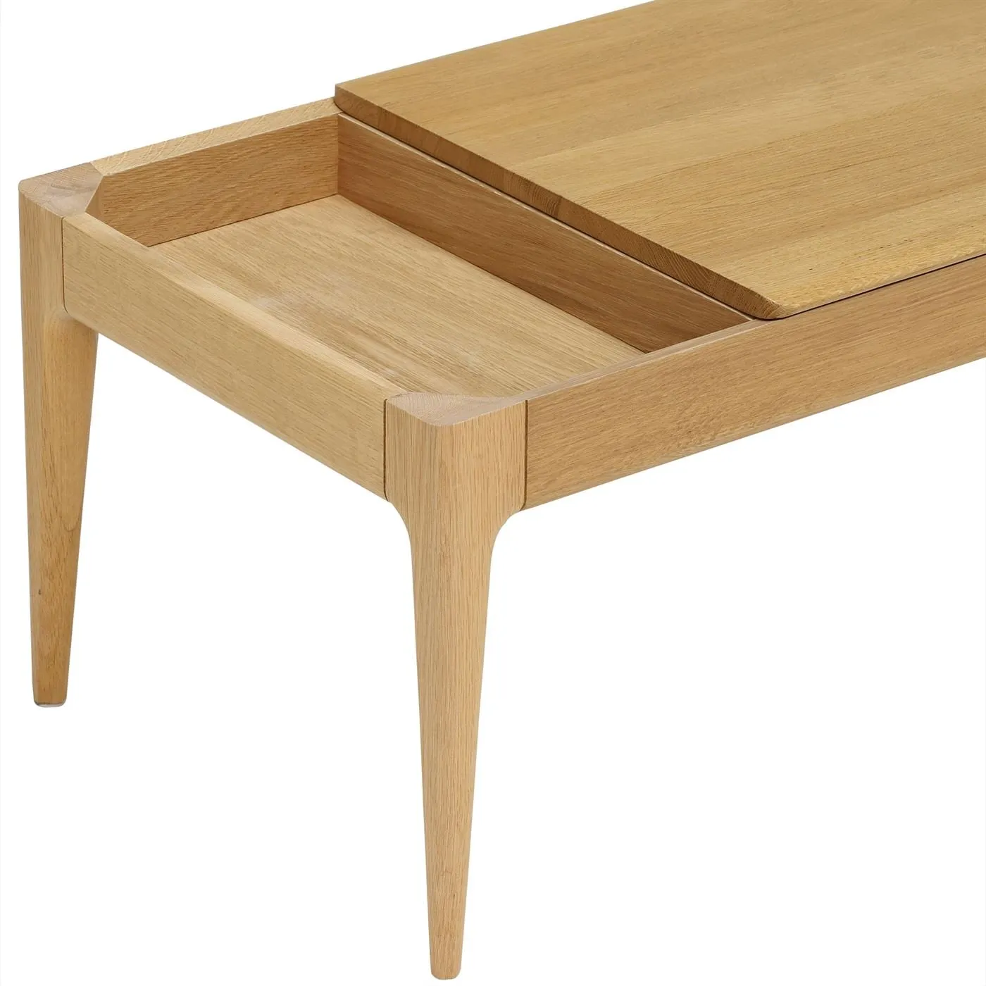 Ercol Romana Coffee Table, Neutral Oak | Barker & Stonehouse 4