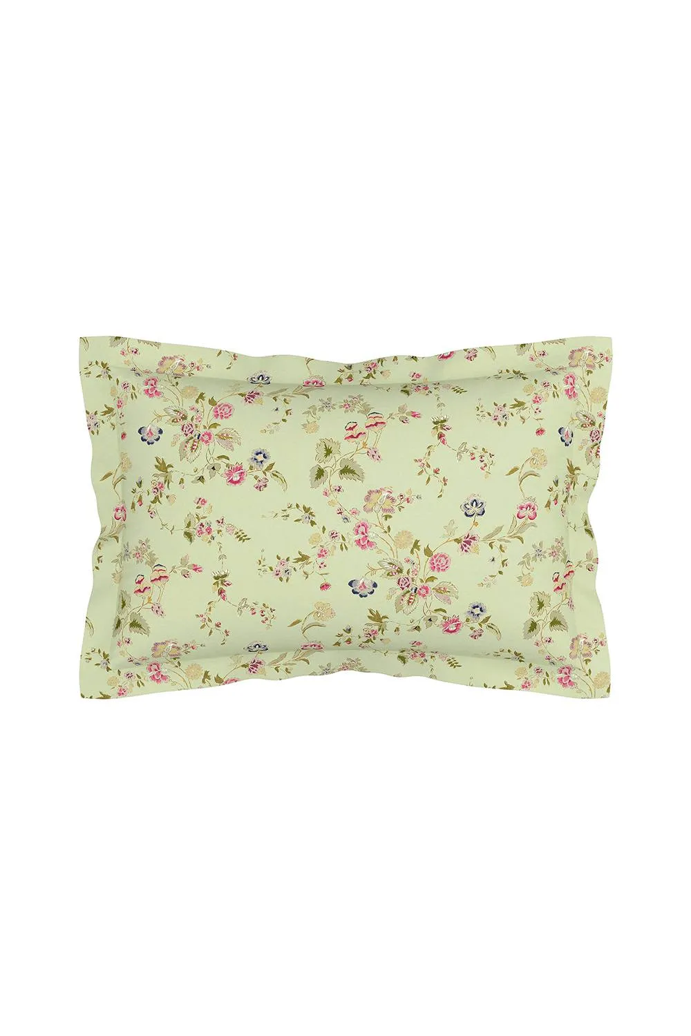 Sanderson 'Nectar Fields' Cotton Duvet Cover Set in Green 3