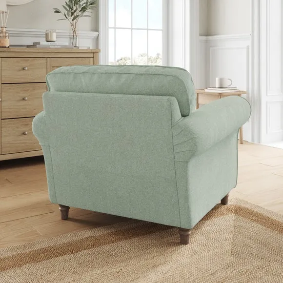 Flori Soft Chenille Armchair 3