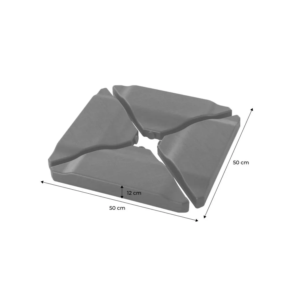 sweeek Triangular base for parasol in Dark Grey 4