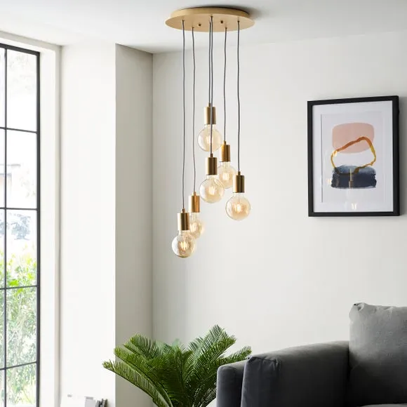 Vogue Ryker 6 Light Cluster Ceiling Light 3