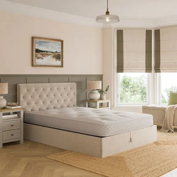 Emberly Chenille Ottoman Bed Frame 2