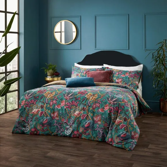 Wylder Tropics Viranai Reversible Duvet Cover and Pillowcase Set 1