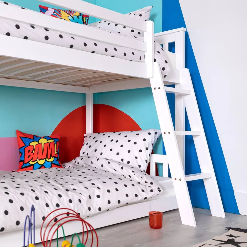 Nöa and Nani Harri Bunk Bed Low Midsleeper in White 4