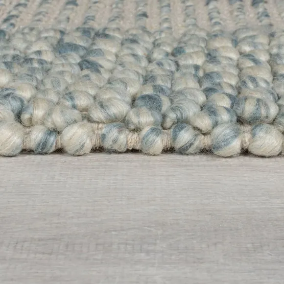 Pebble Wool Border Rug 4