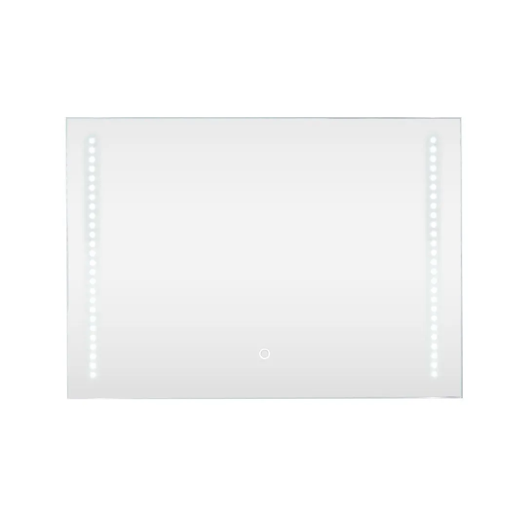 ValueLights Mirror IP44 Bathroom Demister Touch Control LED Strip 50 x 70cm Mirror Light in Silver 6