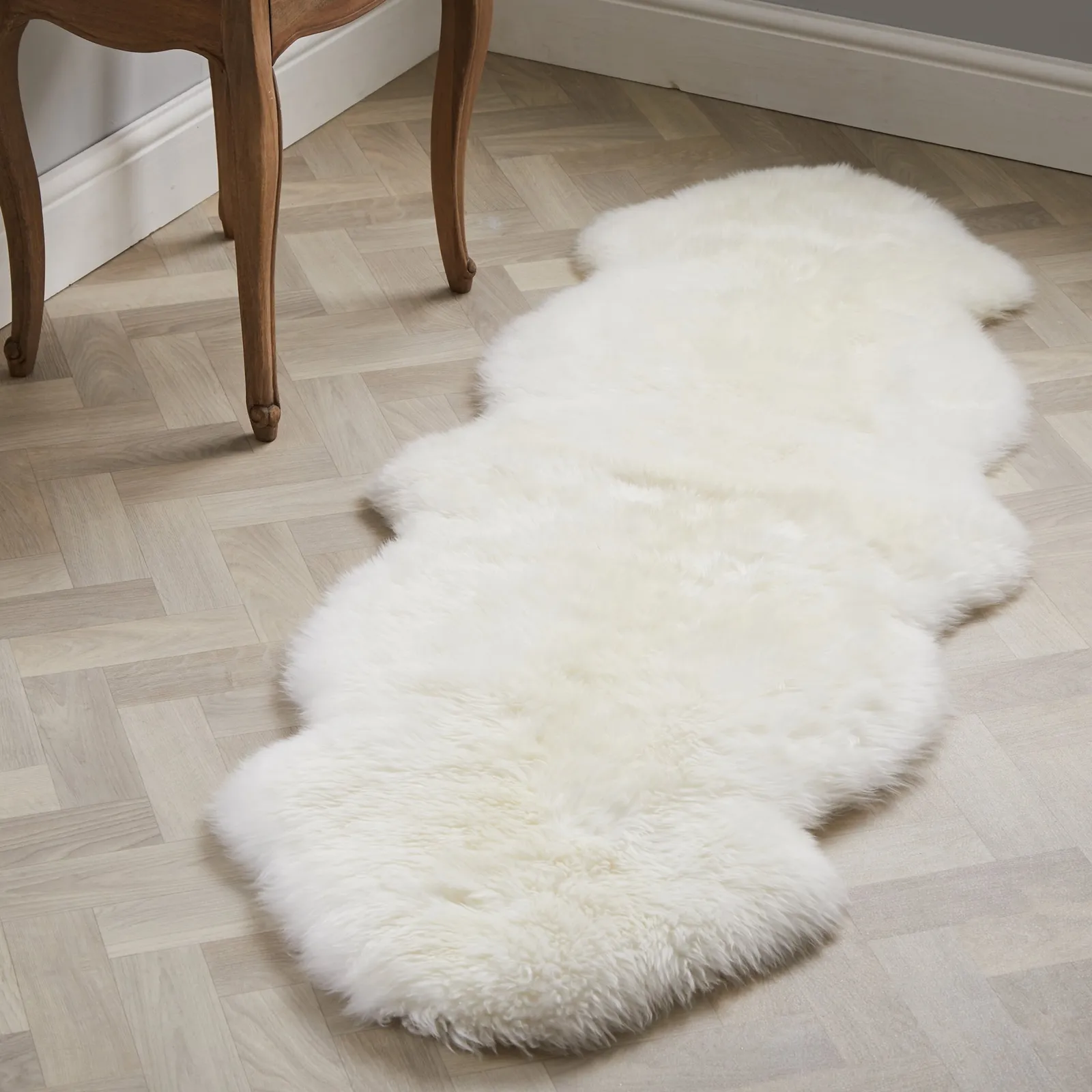 Double Pelt Sheepskin Rug 1