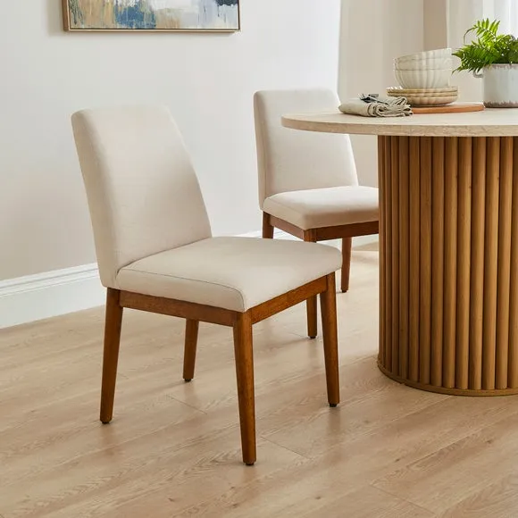 Cassie Set of 2 Dining Chairs, Fabric 1