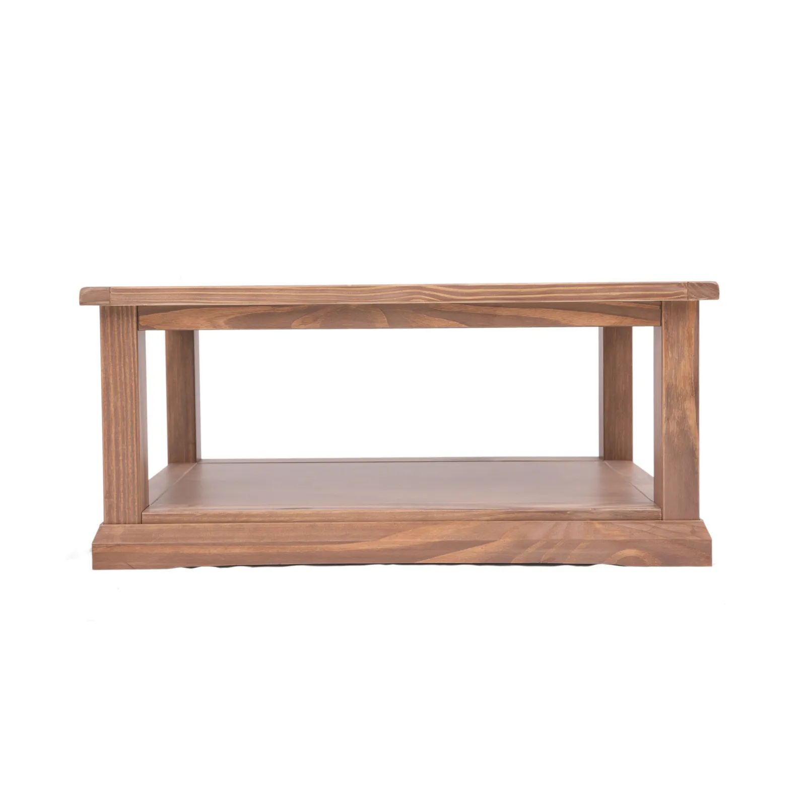 Cabinet Bits Coffee Table with Shelf - H45 W100 D60cm in Brown 3
