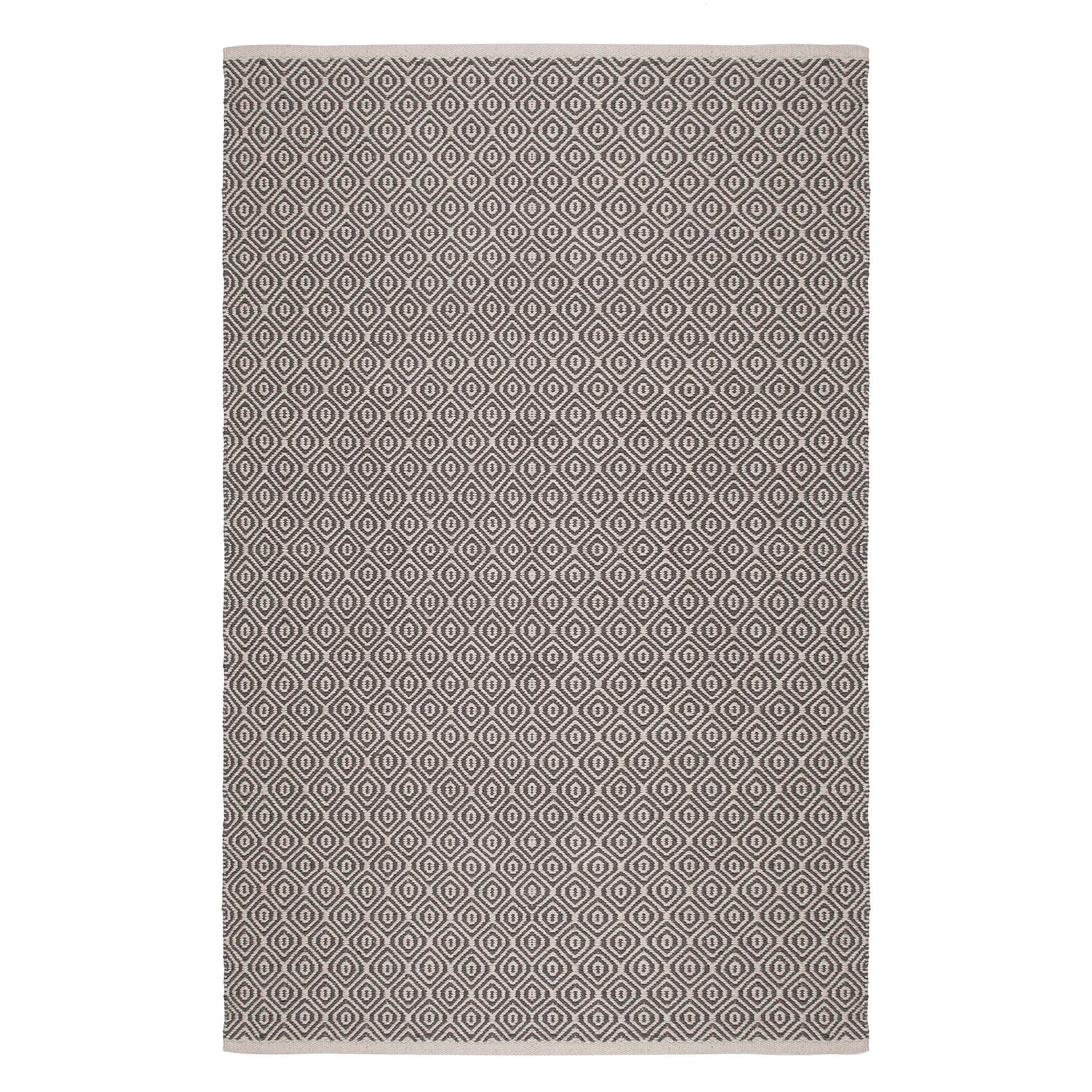 Diamond Weave Rug Grey