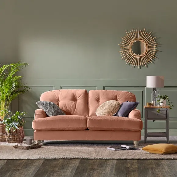 Martha Vintage Velvet 2 Seater Sofa 1