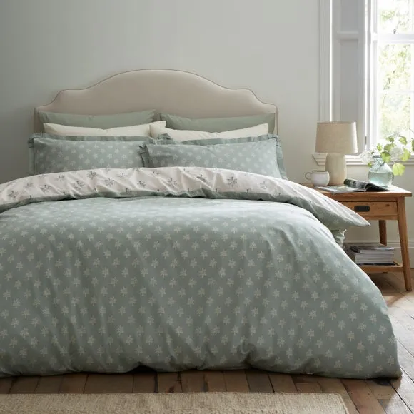 Emily Bond Dapplewood Trees 100% Cotton Duvet Cover & Pillowcase Set 2