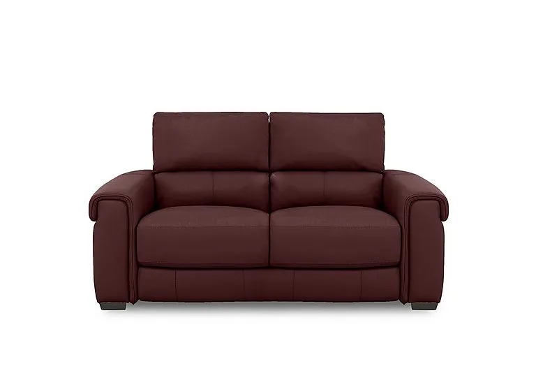 Nixon Leather 2 Seater Sofa - BV Deep Red