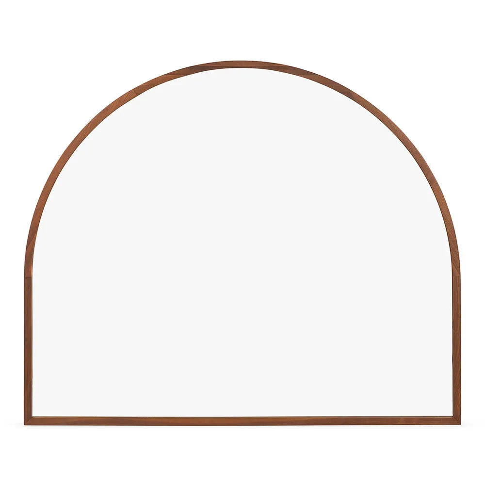 Heal's Anais Mirror Over Mantle Walnut 100 x 120cm 2