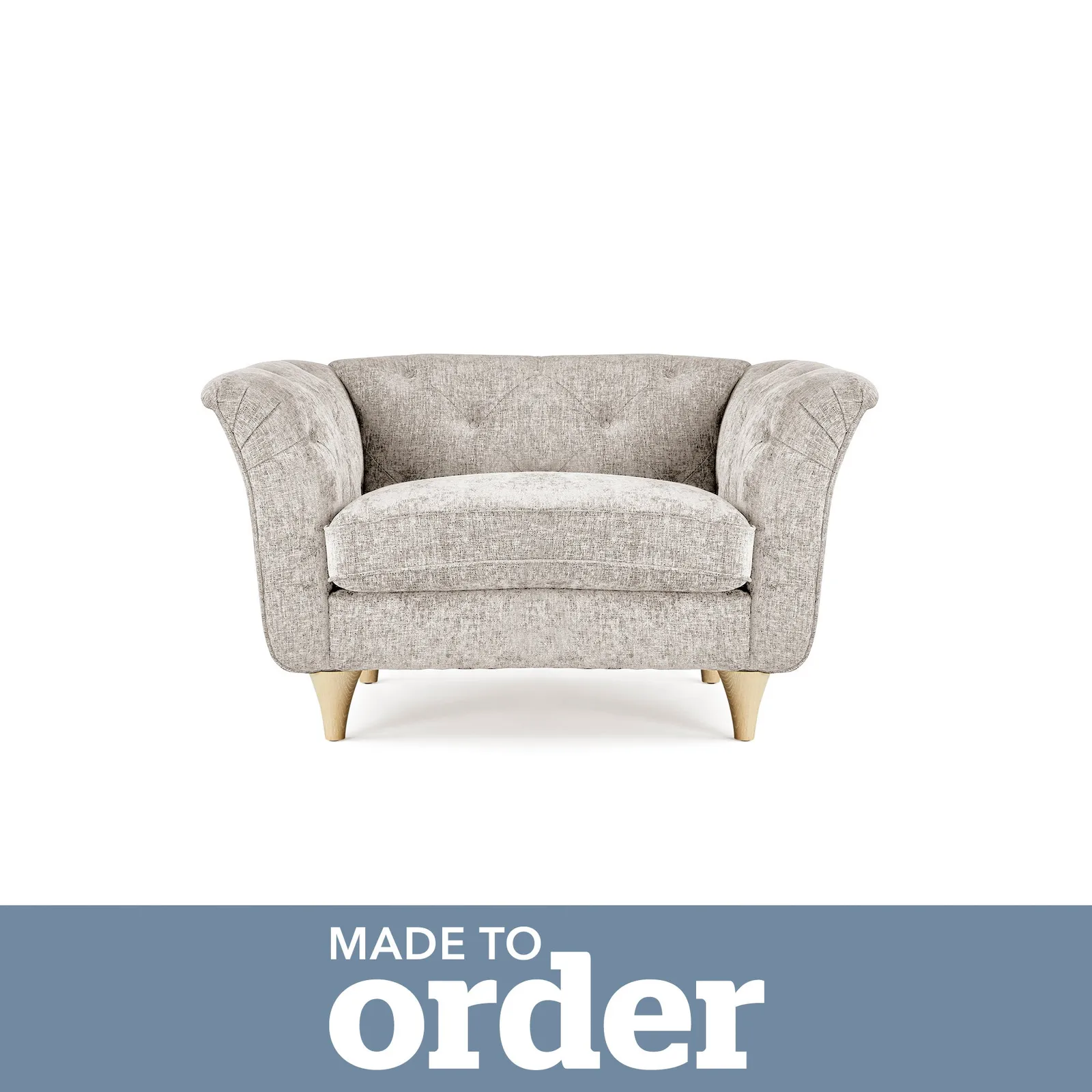 Jaipur Snuggle Chair Luxury Chenille Brown