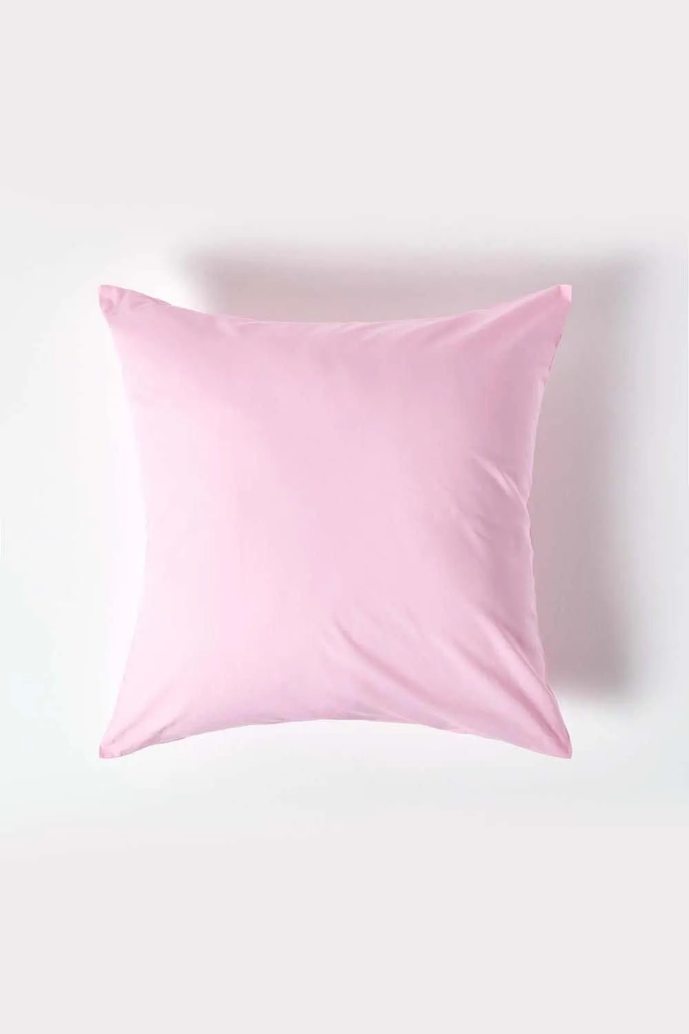 Homescapes Continental Egyptian Cotton Pillowcase 200 TC, 60 x 60 cm in Pink 1