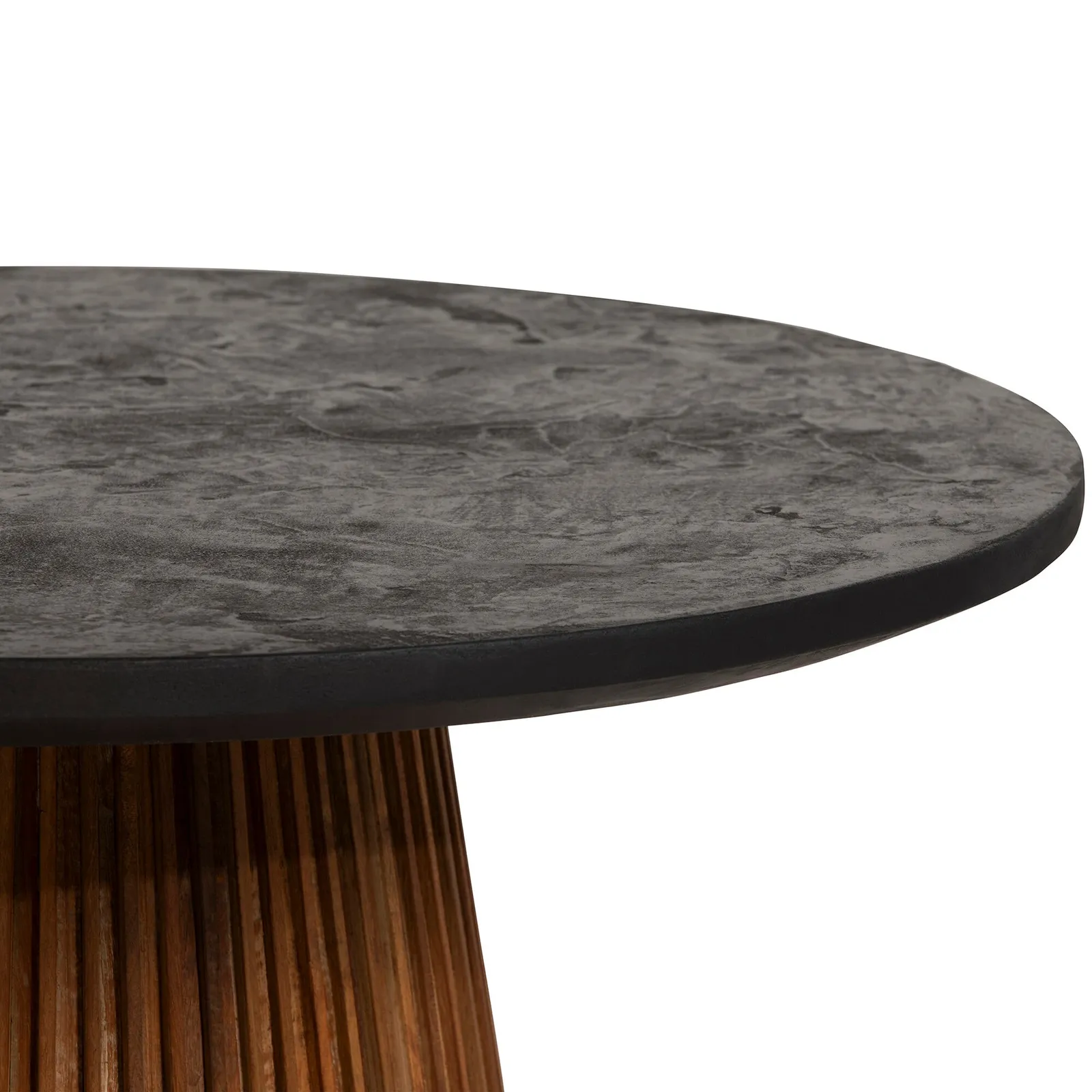 Trinidad Medium Round Coffee Table, Round, Teak Wood | Barker & Stonehouse 3