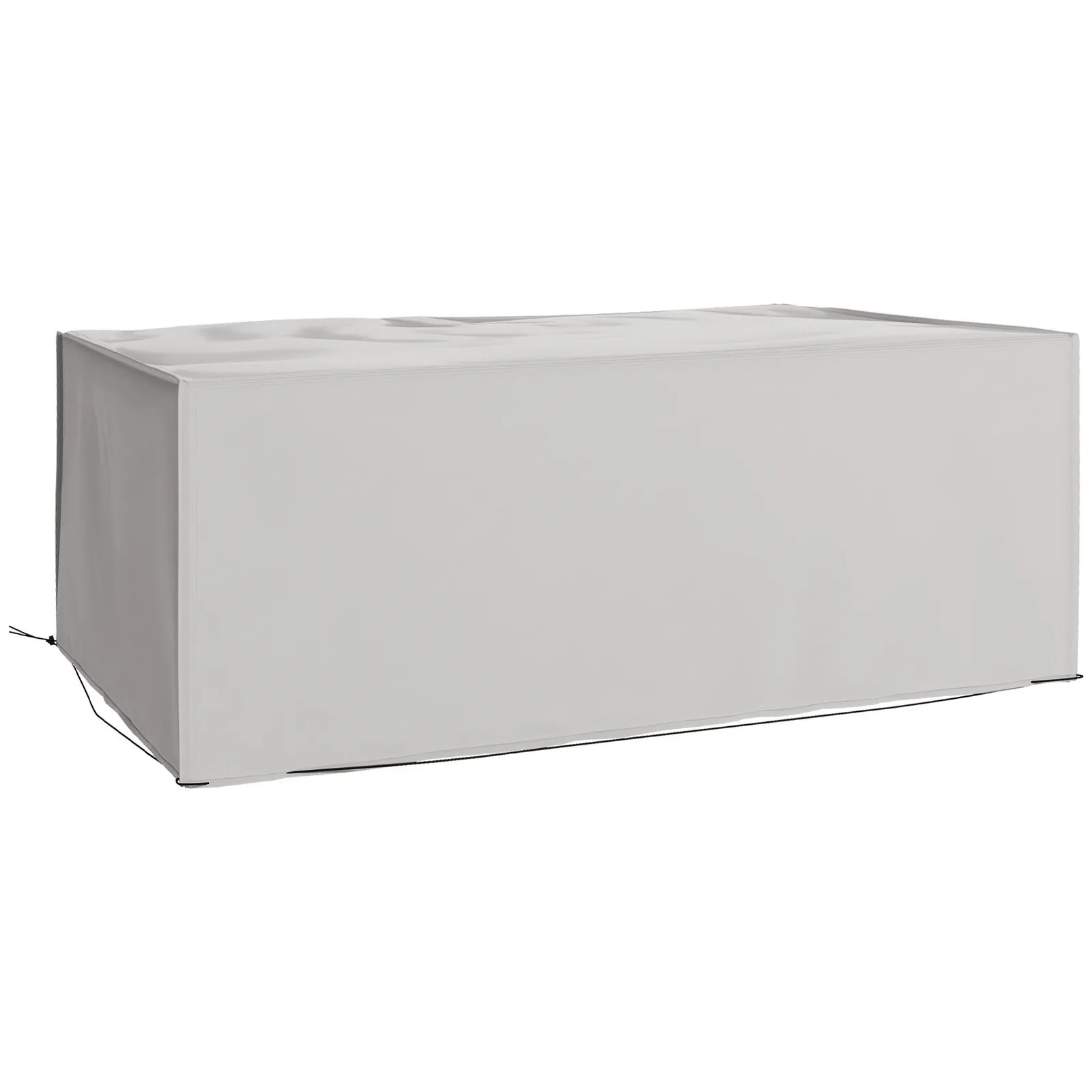 OUTSUNNY UV Rain Protective Cover For Garden Patio Wicker Rattan in Grey 2