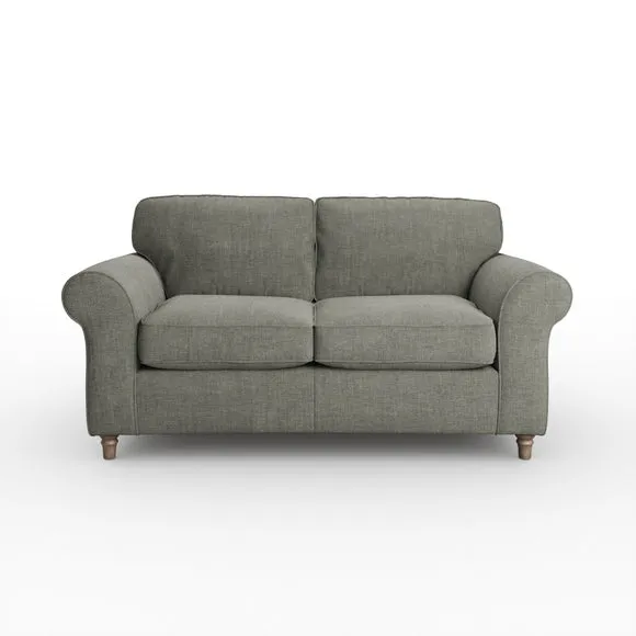 Flori Tonal Plush Chenille 2 Seater Sofa 6
