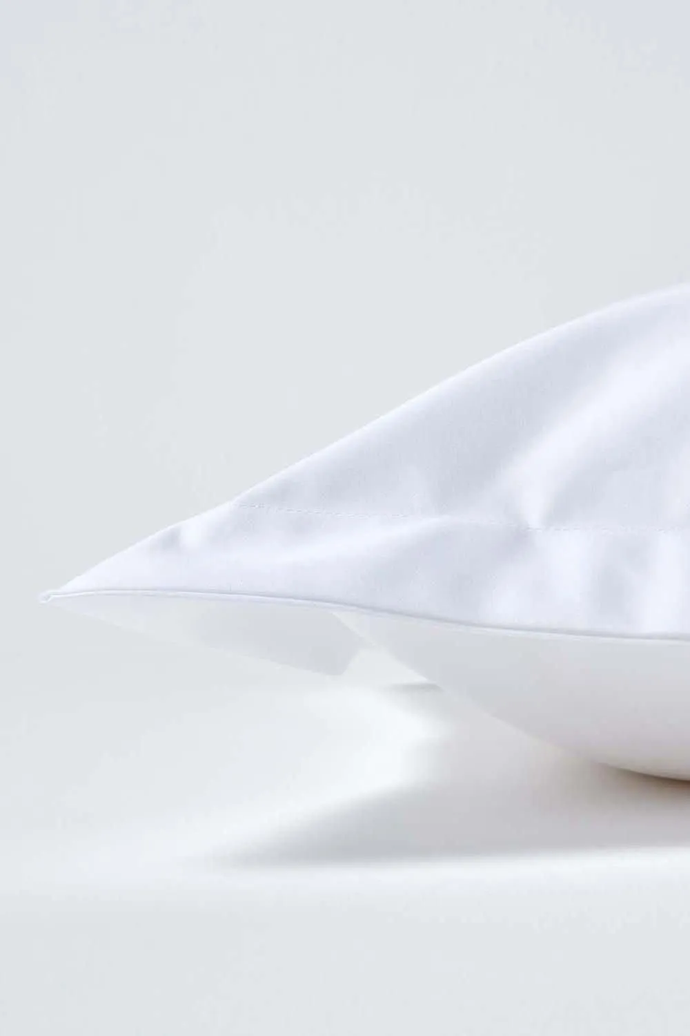 Homescapes Egyptian Cotton Oxford Pillowcase 1000 TC in White 2