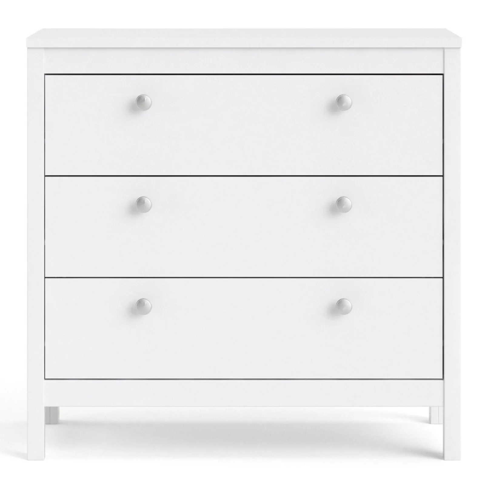 Furniture To Go Madrid Chest 3 Drawers in White 2