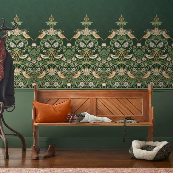 William Morris Strawberry Thief Wall Mural 1