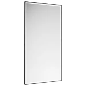 Melford Melford Black LED Mirror with Demister - 800 x 500mm