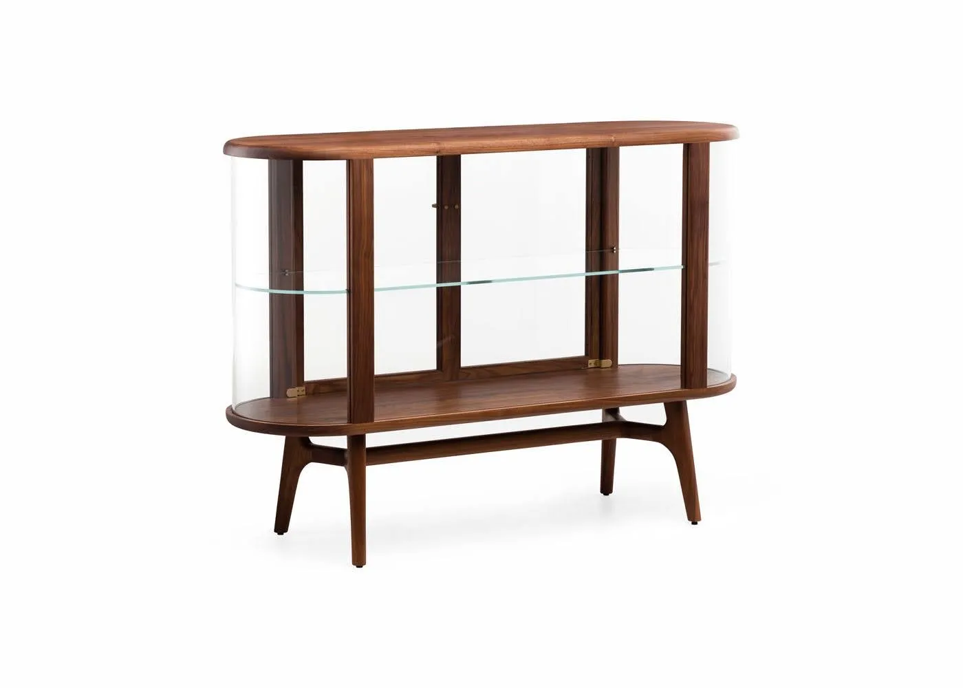 De La Espada Solo Vitrine Sideboard Walnut