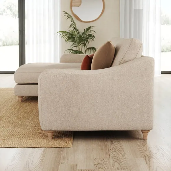 Hattie Cosy Weave Corner Chaise Sofa 2