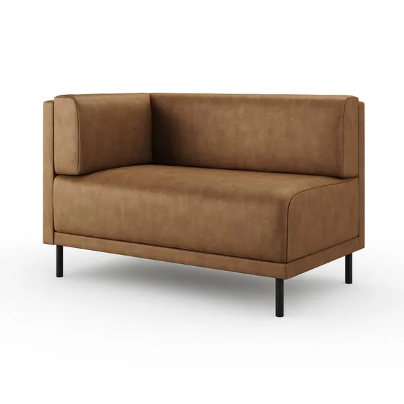 Mae Corner Dining Bench, Faux Leather 6