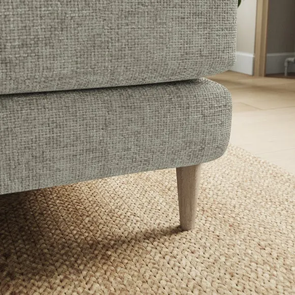 Sven Chunky Chenille Reversible Corner Chaise Sofa 4