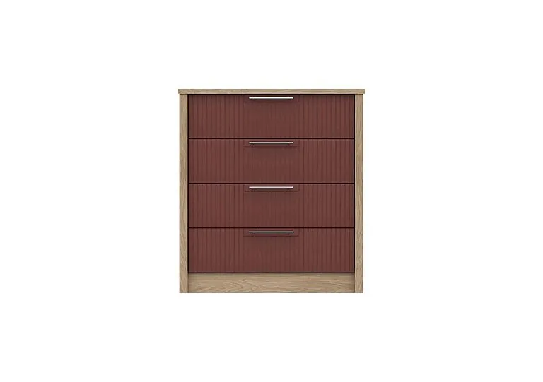 Chelsea 4 Drawer Chest with Silver Handles