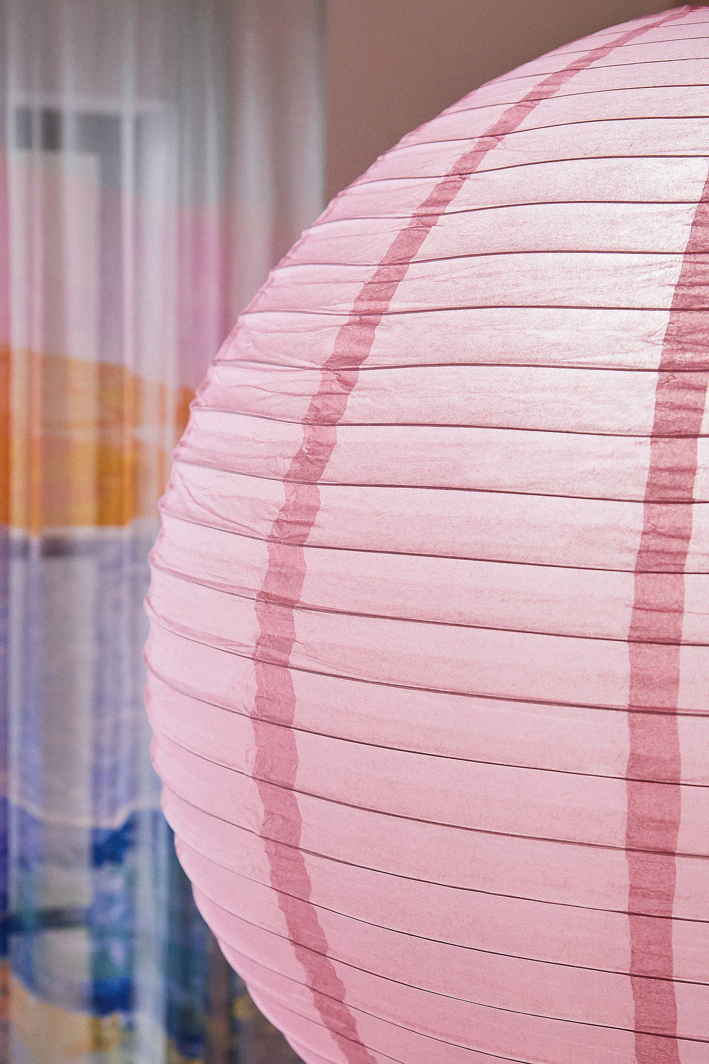Pink Jumbo Paper Lamp Shade - Pink 3