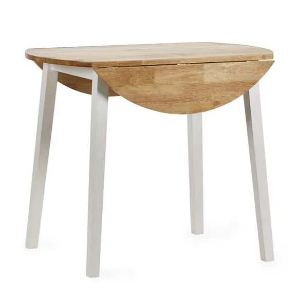 Linwood 2-4 Seater Round Drop Leaf Dining Table 3