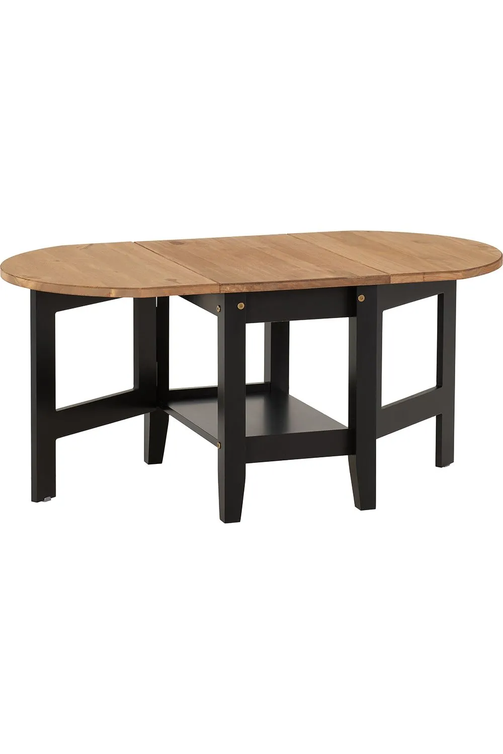 Seconique Santos Drop Leaf Coffee Table in Black 2