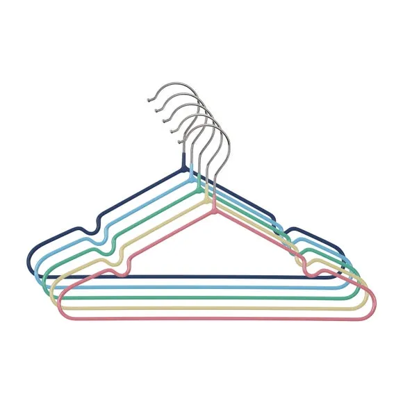 Set of 5 Coated Kids Hangers 2