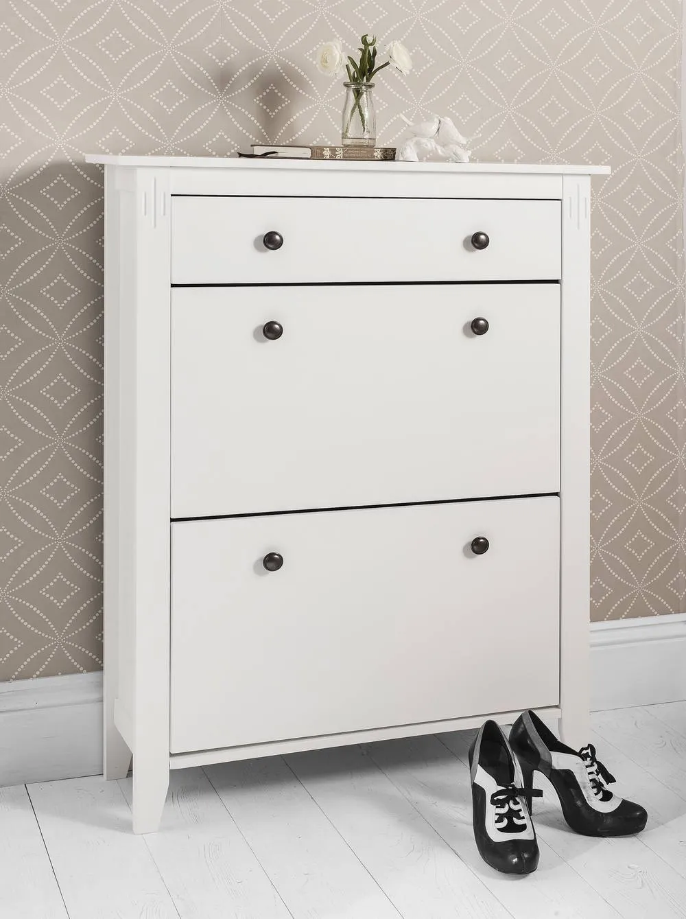 Nöa and Nani Cotswold Shoe Storage Unit in White 2
