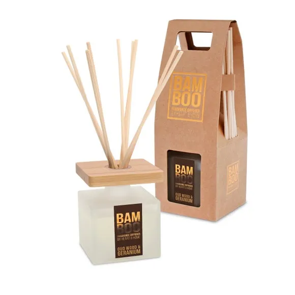 Heart and Home Bamboo Oud Wood & Geranium Diffuser 2