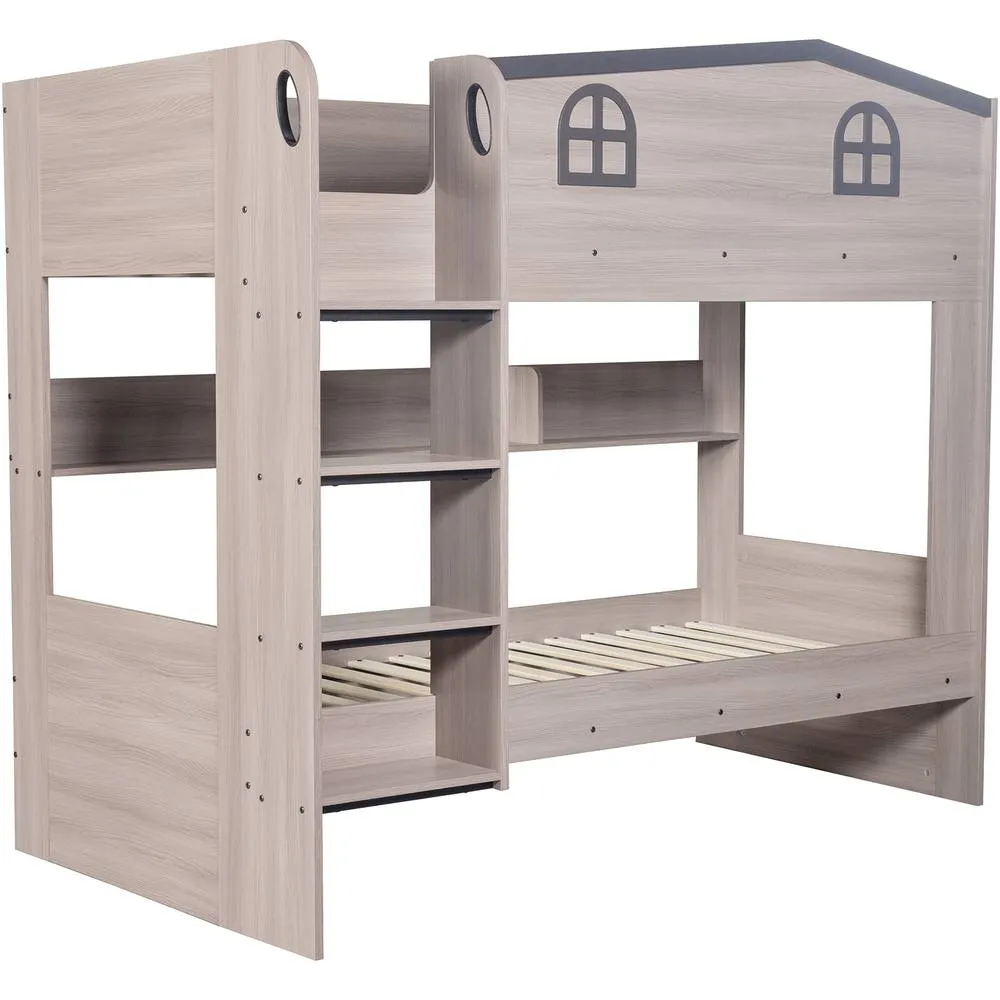 Seconique Hector Bunk Bed in Grey 2