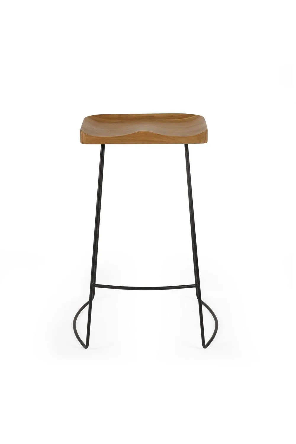 Julian Bowen Travis Bar Stool (Set of 2) in Light Oak 5