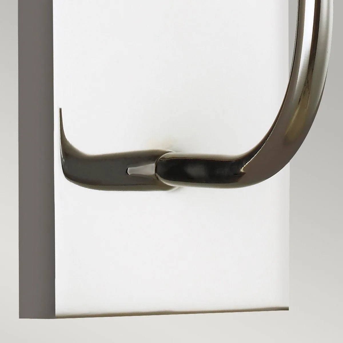 Netlighting Brianna 1 Light Wall Light Polished Nickel E14 in Grey 5